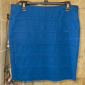 Teal Bodycon 1x Mini Skirt Forever 21 Brand